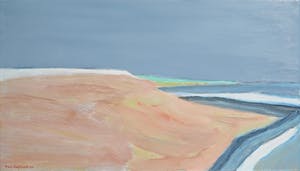 Paul Overhaus - Olieverf op doek, Rose strand - Ingelijst kopen? Bied vanaf 80!