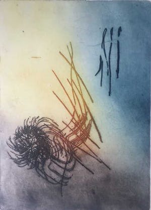 Ad Arma - "Eilanden 5" - Ets, Ingelijst, Oplage van slechts 5 stuks kopen? Bied vanaf 120!