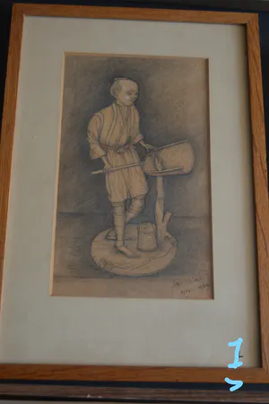 Niet of onleesbaar gesigneerd - 6 fraaie etsen, alle gesigneerd en ingelijst!! kopen? Bied vanaf 1!