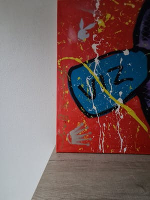 Espen Hagen - V12 - gemengde techniek - doek - 2007 - gesigneerd kopen? Bied vanaf 1!