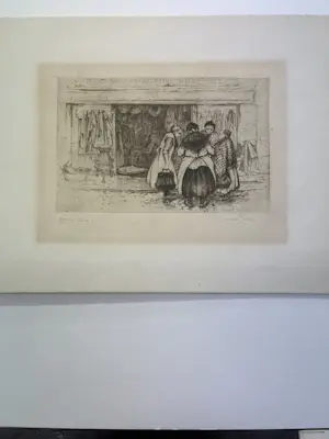 Anton Pieck - Figuren in de Jordaan, Amsterdam, eigen druk, handgesigneerd kopen? Bied vanaf 120!