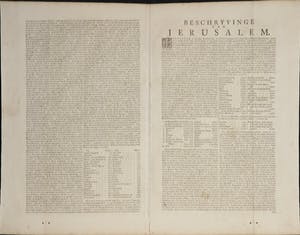 Hendrik Keur - en Jacob Keur, Kopergravure - Jerusalem kopen? Bied vanaf 10!