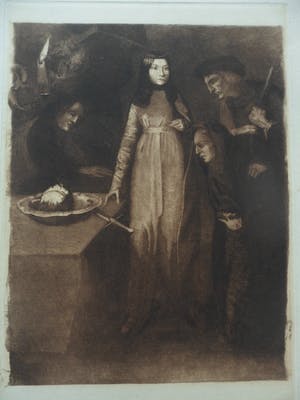 Albert Van Holsbeek - Ets, zonder titel. kopen? Bied vanaf 30!