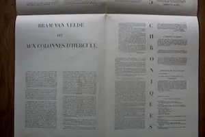 Bram van Velde - Derriere Le Miroir - 1952, nummer: 43 kopen? Bied vanaf 99!