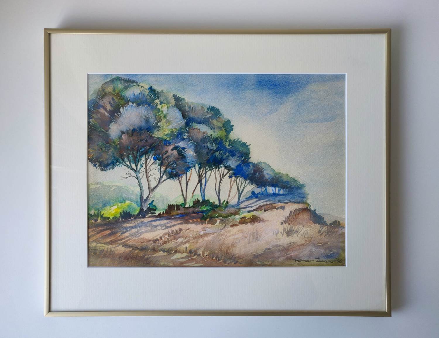 Peter Zwart - (Pieter Willem Zwart) - Aquarel landschap kopen? Bied vanaf 100!