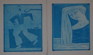 Mark Visione - 2 gesigneerde etsen kopen? Bied vanaf 30!