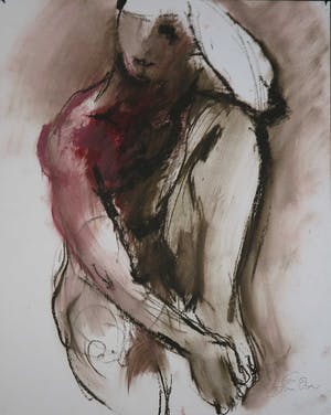 Franscz Witte - Gemengde techniek, Zonder titel kopen? Bied vanaf 1!