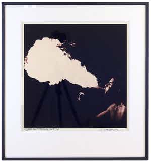 Paul Blanca - 'Fire Eater’ self-portrait uit serie van slechts 6 ex. verkocht voor € 500!