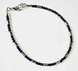 Nieuwe zilveren Armband van lapis lazuli 925 zilver kopen? Bied vanaf 75!
