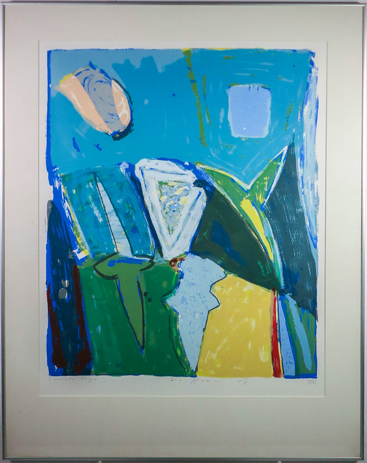 Piet Warffemius - Litho, I remember Casper - Ingelijst kopen? Bied vanaf 35!