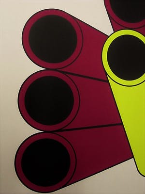 Rob Schotman - Collectie Amsterdams Grafisch Atelier - gesigneerde Pop-Art Litho "Pipes" kopen? Bied vanaf 10!