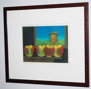 Joop Vegter - Appels bij Sterkenburg - Mezzotint 1995 - Oplage slechts 50 kopen? Bied vanaf 90!