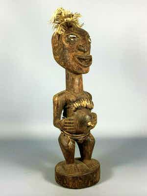 Dogon - 200542 - Tribal used Old African Dogon statue - Mali. verkocht voor € 125!