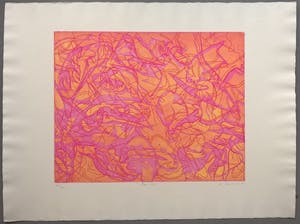 Hector Saunier - gesigneerde ets- Eau Vive kopen? Bied vanaf 55!