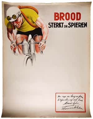 Affiche, Brood sterkt de spieren verkocht voor € 1!