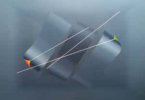 Kenji Nagai - Harmonisch abstract, zeefdruk (groot) verkocht voor € 125!