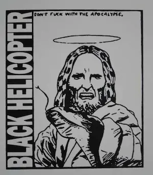 Raymond Pettibon - Black Helicopter - Don't fuck with... - Zeefdruk op lp hoes - Signed kopen? Bied vanaf 50!