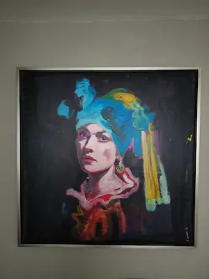 Peter Klashorst - Het meisje met de parel kopen? Bied vanaf 449!