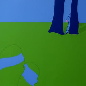 Hans Landsaat - Portfoliomap van vier zeefdrukken: Witold i ja - 1972 kopen? Bied vanaf 250!