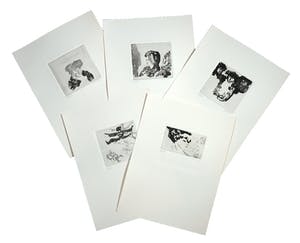 Luis Filcer - Lot van vijf etsen kopen? Bied vanaf 1!