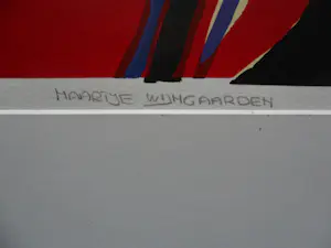 Maartje Wijngaarden - Zeefdruk, titel : 'Face to Face' kopen? Bied vanaf 40!