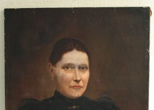 Niet of onleesbaar gesigneerd - Olieverf op doek, “Portret vrouw” – gesigneerd – oud – 65 x 54 cm. kopen? Bied vanaf 1!