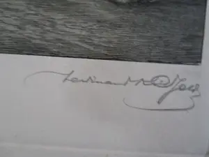 Niet of onleesbaar gesigneerd - 10 diverse etsen Landschap oa Matthes v.Leusden Vrolijk Heyning kopen? Bied vanaf 1!