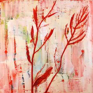 Joke Konijn - Olieverf op doek, Zuring - Ingelijst verkocht voor € 50!