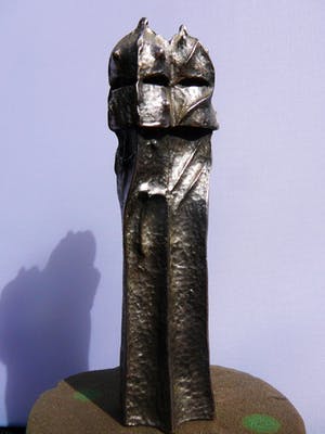 Niet of onleesbaar gesigneerd - Torentje -tin- kopen? Bied vanaf 10!