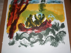 Jan Sierhuis - Litho, zonder titel kopen? Bied vanaf 50!