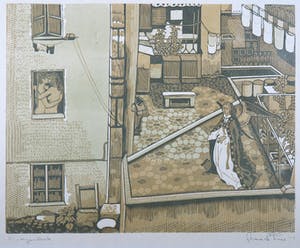 Frans de Haas - Litho, Zonder titel kopen? Bied vanaf 1!