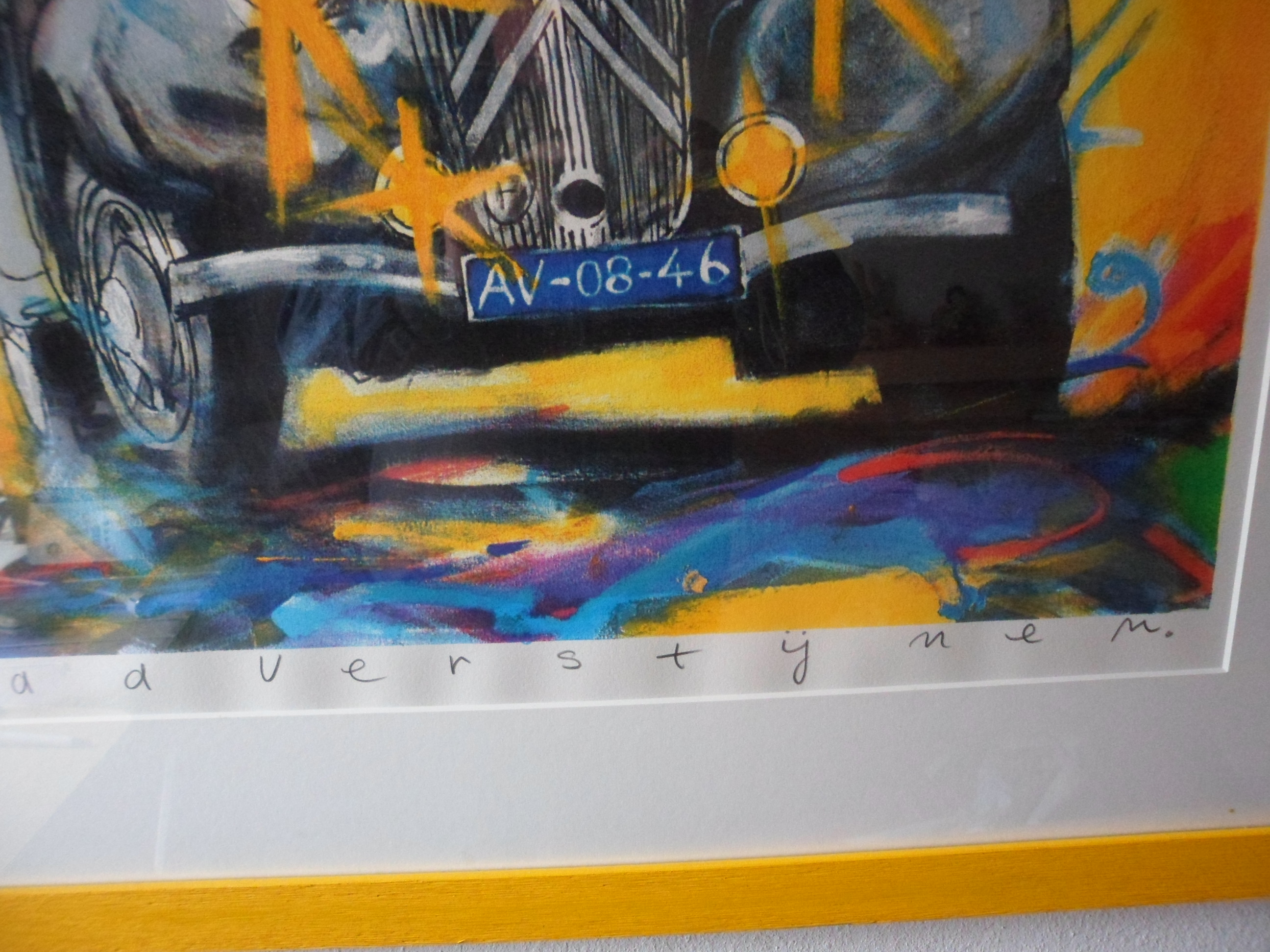 Ad Verstijnen - Kleuren zeefdruk. Citroen Traxion Avant cabriolet kopen? Bied vanaf 95!