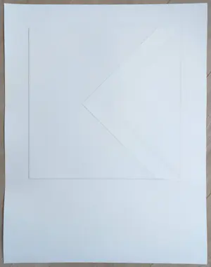 Harry van Kuyk - Geometrische compositie, reliëfdruk kopen? Bied vanaf 195!