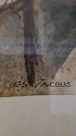 Les (Isaac) Jacobs - Oude man in Café Bakker kopen? Bied vanaf 140!