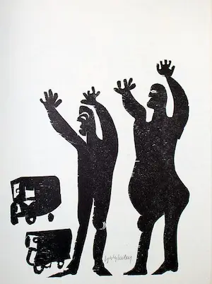 Helmut Andreas Paul Grieshaber - Engel der Geschichte Nr. 23. [Engel der Psychiatrie.] kopen? Bied vanaf 70!