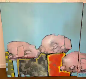 Buy Rutger Termohlen - 2 luik figuren? Bid from 750!