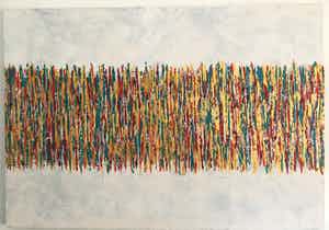 John Foppen - Rapsody In - Red - Gold -TQ -......... # K05 . XL. GROOT. verkocht voor € 195!