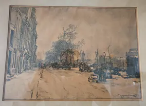 Johan Hendrik van Mastenbroek - Kade Rotterdam. Handgesigneerd. kopen? Bied vanaf 1!