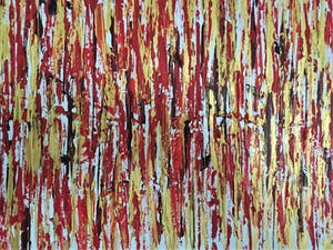 John Foppen - Rapsody In Gold + Red. ...... # K 04 . XL. GROOT. kopen? Bied vanaf 179!