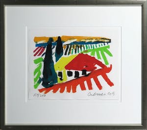 Jan Cremer - Zeefdruk, Toscane IV - Ingelijst kopen? Bied vanaf 100!