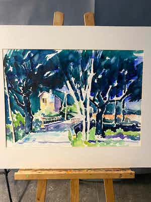 Piet Snoeren - le petit pont verkocht voor € 100!