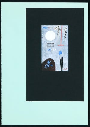 Leon Savelsberg - Gouache op papier, Zonder titel kopen? Bied vanaf 1!