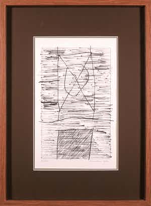 Jan Schoonhoven - Zeefdruk uit het portfolio Formatie - Ingelijst verkocht voor € 1!