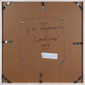 Tjibbe Hooghiemstra - Gemengde techniek op papier, Landschap 2 - Ingelijst kopen? Bied vanaf 250!