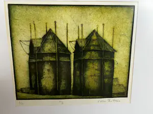 Volker Ritters - Volker Ritters Litho, Gesigneerd kopen? Bied vanaf 30!