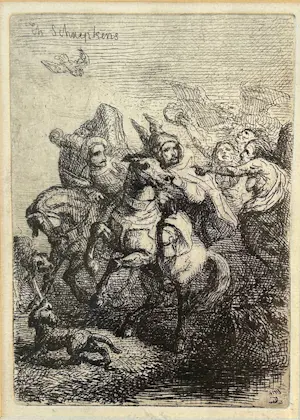 Theodoor Schaepkens - Mensen, heiligen, engelen en een hond (tien etsen) kopen? Bied vanaf 100!