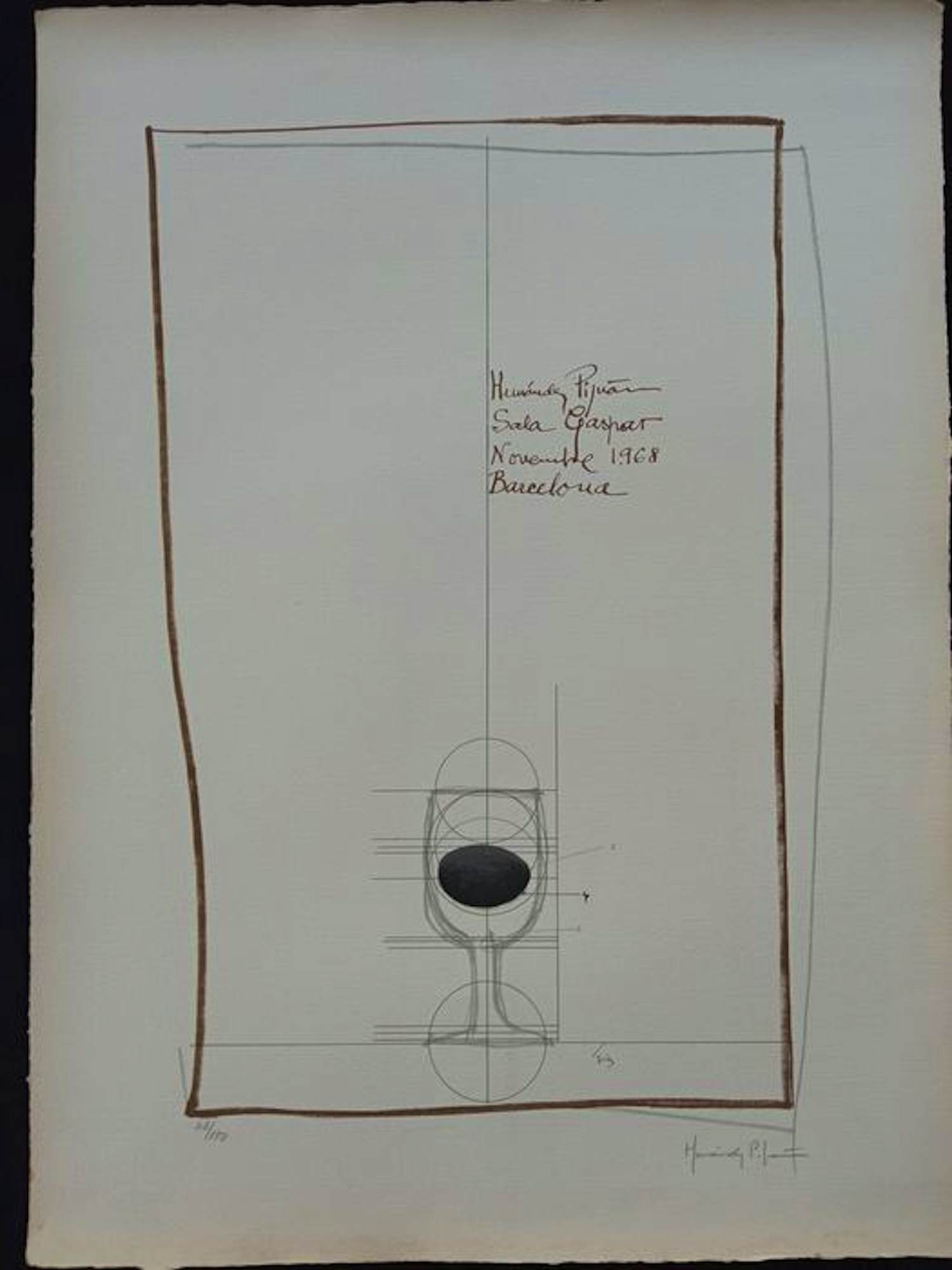 Joan Hernandez Pijuan - Lithografie "Sin Título" kaufen? Bieten Sie von 170!