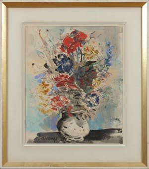 Albert Saverys - Bloemstilleven kopen? Bied vanaf 1200!