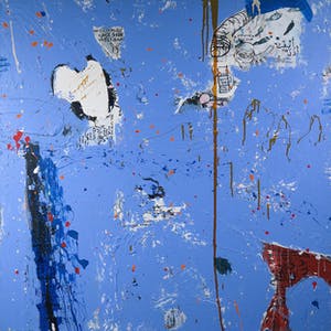 Rachid Ben Ali - Gemengde techniek op doek, Zonder titel (Zeer groot) kopen? Bied vanaf 500!