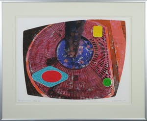 Jelis van Dolderen - Zeefdruk, Paris - Grilles d'Arbre III - Ingelijst kopen? Bied vanaf 1!